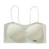 Wireless Adjustable Camisole Bra: Sexy Gathered Back Strap, Soft Support, Breathable, Underarm Fat Collection