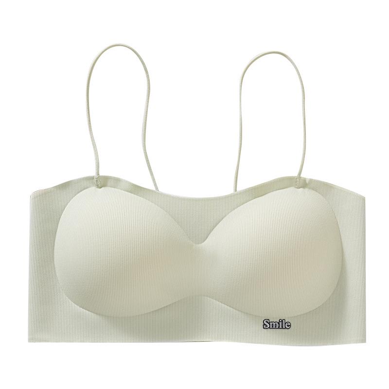 Wireless Adjustable Camisole Bra: Sexy Gathered Back Strap, Soft Support, Breathable, Underarm Fat Collection