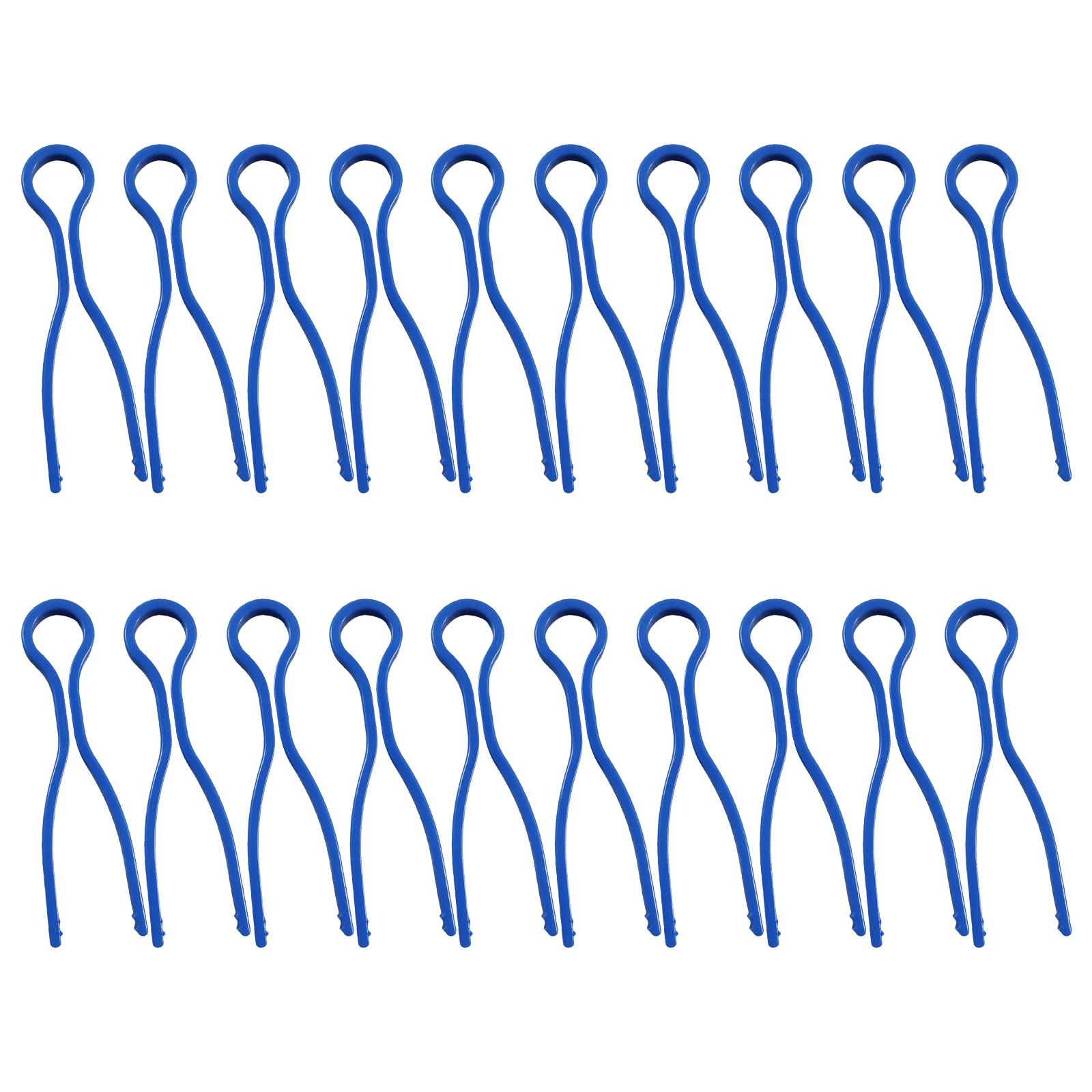 

Набор из 20 держателей для шпулек Bobbin Buddies, органайзеров для швейных катушек, держателей для шпульной нити, аксессуаров для швейной машины синий