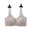 Plus Size Front Buckle Wireless Lace Seamless Beauty Back Shaping Nursing Bra