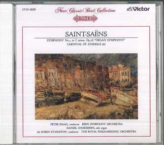 

CD PETER MAAG BERN SYMPHONY ORCHESTRA SaintSaens Symphony No. 3 with Or JVD2029 VICTOR Japan Classical Used