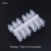1Set Nail Art Design False Tips Display Stand Clear Practise Nail Tips Holder Strips Acrylic Gel Polish Showing Tools
