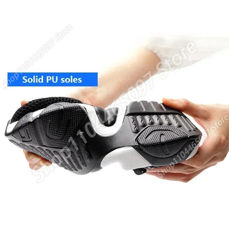 Fashion 2025New Men Steel Toe Work Safety Shoes Lightweight Breathable Reflective Casual Sneaker Prevent Piercing Women Protective Boots
