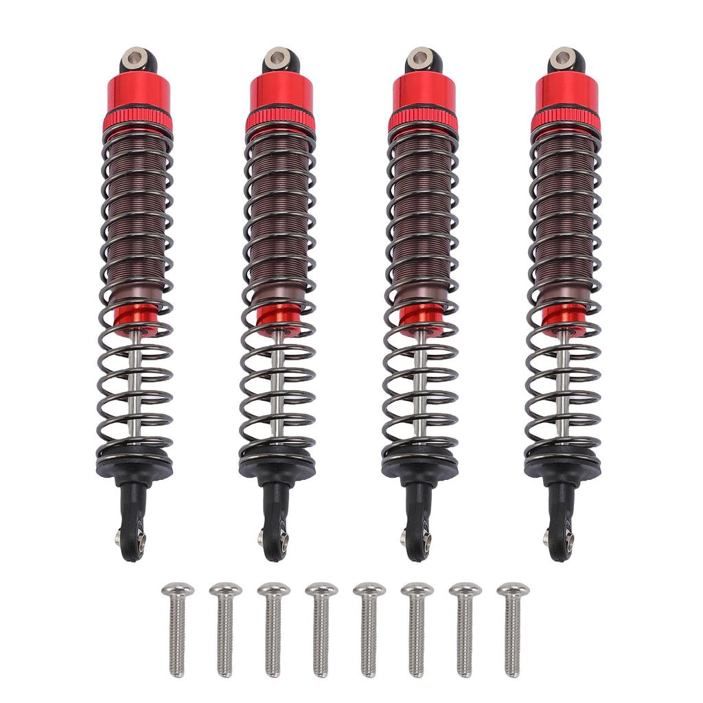 110mm RC Oil Filled Shock Absorbers Kit Aluminum Alloy Shock Absorber Damper for 1 10 RC Car Red