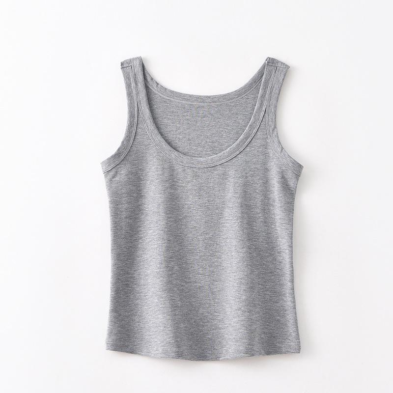 Women s Summer Tencel Lyocell U-Neck Knit Vest, Sleeveless with Narrow Shoulders - Stylish Inner or Outer Layer Top XL (115-130 lbs)