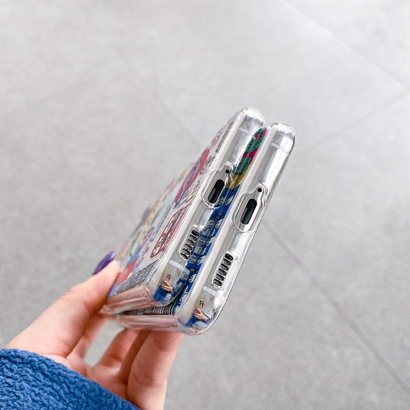 Custodia per telefono con illustrazione di città romantica retrò per Samsung Galaxy S22 Ultra S21 Plus S20 Fe S10 Note 20 A32 A52 A72 5g Cover in TPU