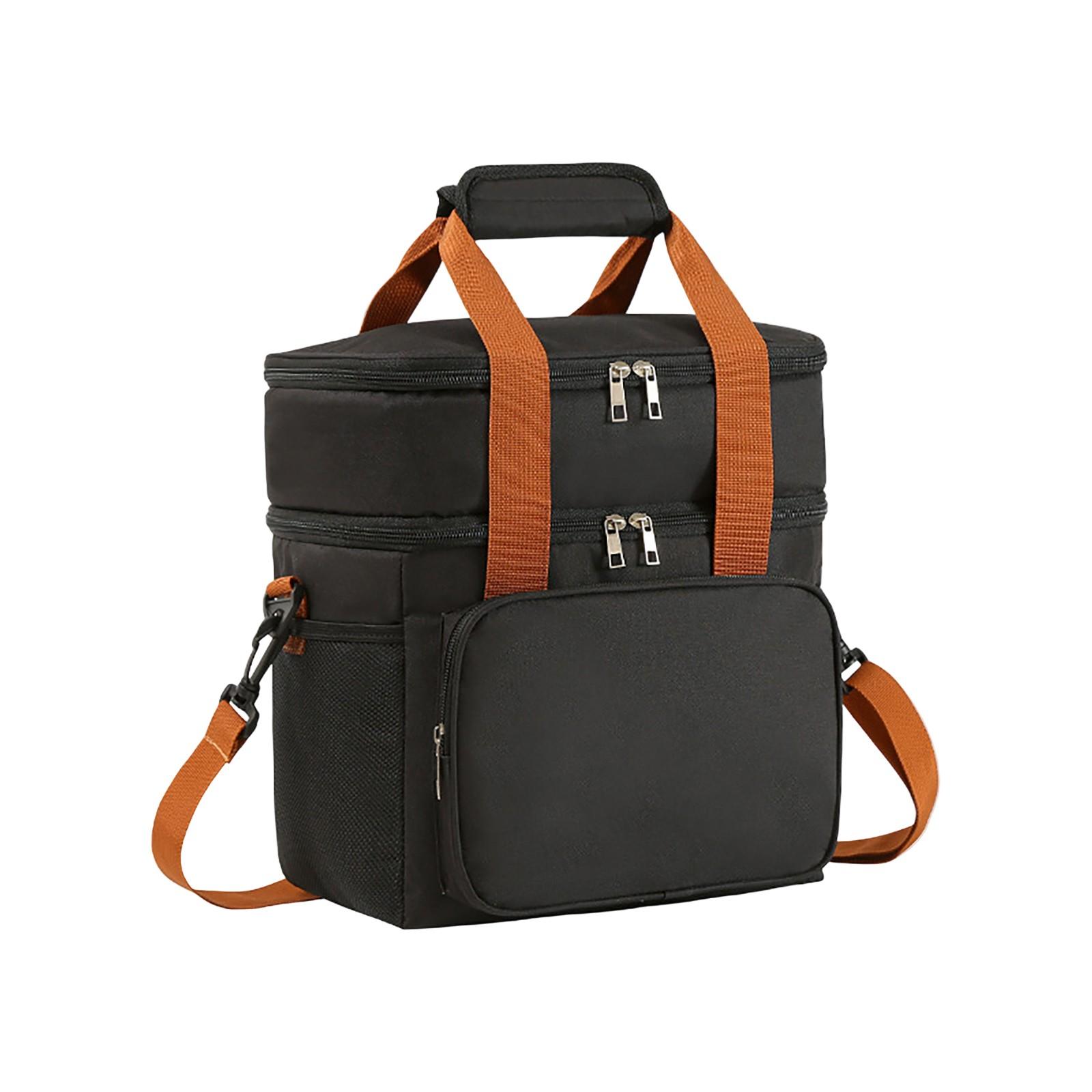 

Сумка для обіду через плече великої місткості з ізолювальною сумкою для рису Водонепроникна ізолювальна сумка для пікніка з льодом One Size