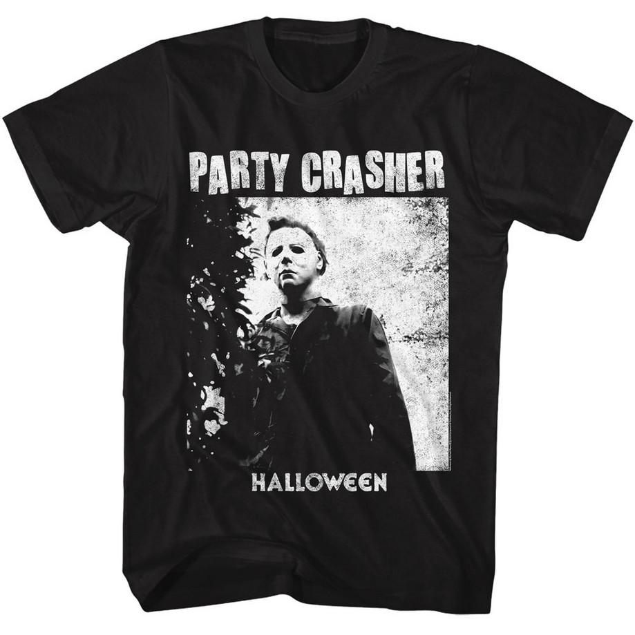 Halloween Michael Myers Horror Movie Print Cotton Short Sleeve TShirt Unisex Women Summer Vintage Streetwear Casual Tee Tops