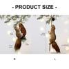 Cartoon Squirrel Ornament Christmas Tree Hanging Decoration For Christmas Tree And Nursery Room Wedding Holiday Party
