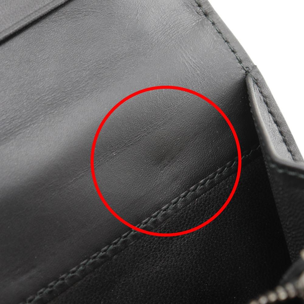 BOTTEGAVENETA Portofel Intrecciato Bifold Piele de vițel pentru bărbați Folosit