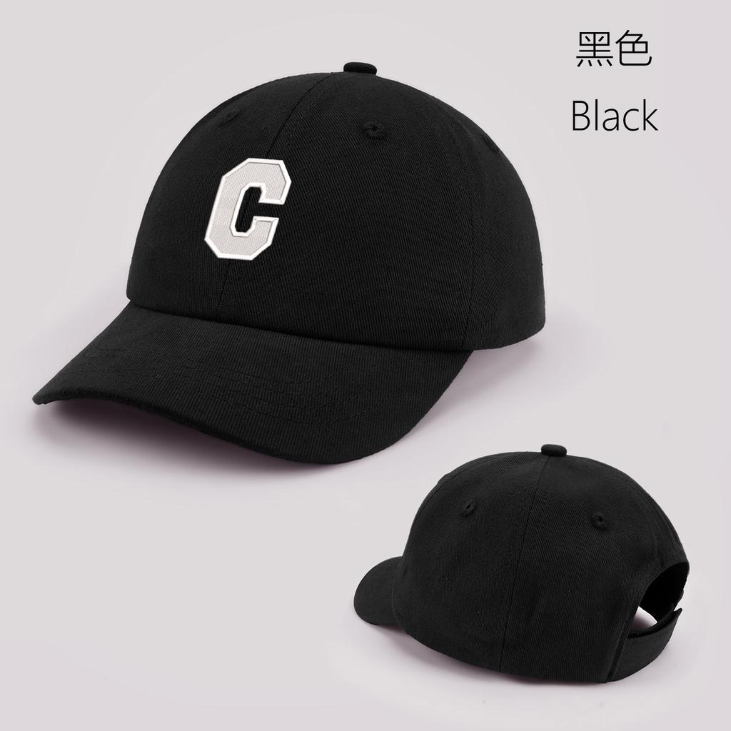 Gorra de Béisbol para Bebé Letra C Linda de Color Sólido Sombrero de Sol para Niños Pequeños con Orejas Verano Ajustable Niños Niño Niña Gorra de Visera