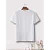 Deer Print Tee Shirt, Tees for Men, Casual Round Neck Short Sleeve T-Shirt for Summer
