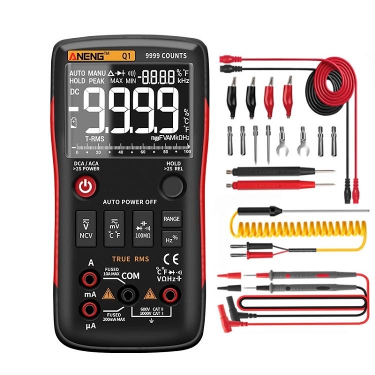 ANENG AN-Q1 Automatic High-Precision Intelligent Digital Multimeter, Specification: Standard with Cable