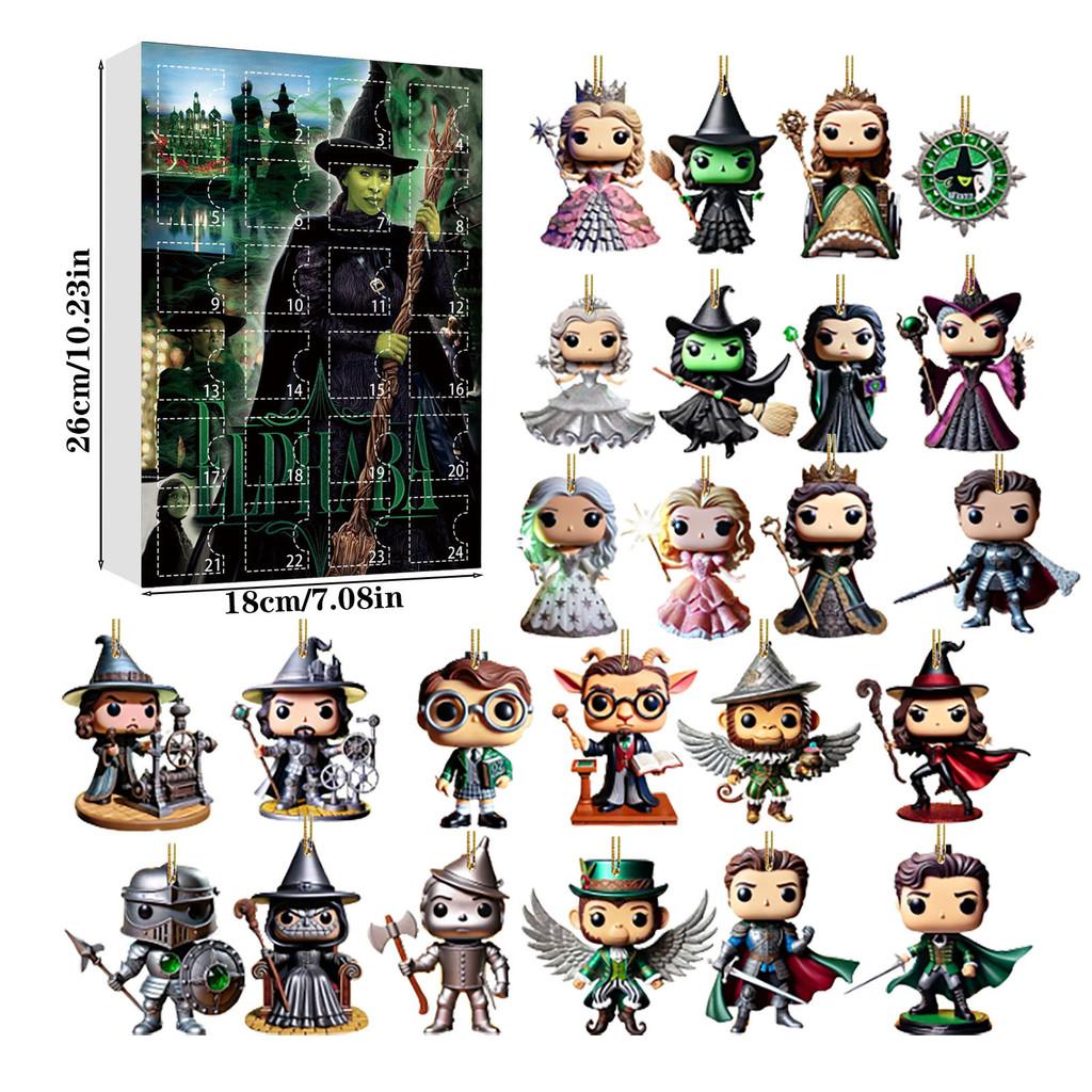 Wicked Christmas Decor With Acrylic 24 Figures For Holiday Gifting