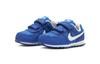 Nike MD Runner Stoff Rutschfest Abriebfest Niedrig geschnittene Laufschuhe Blau Weiß Kleinkind und Kleinkind 652966-424