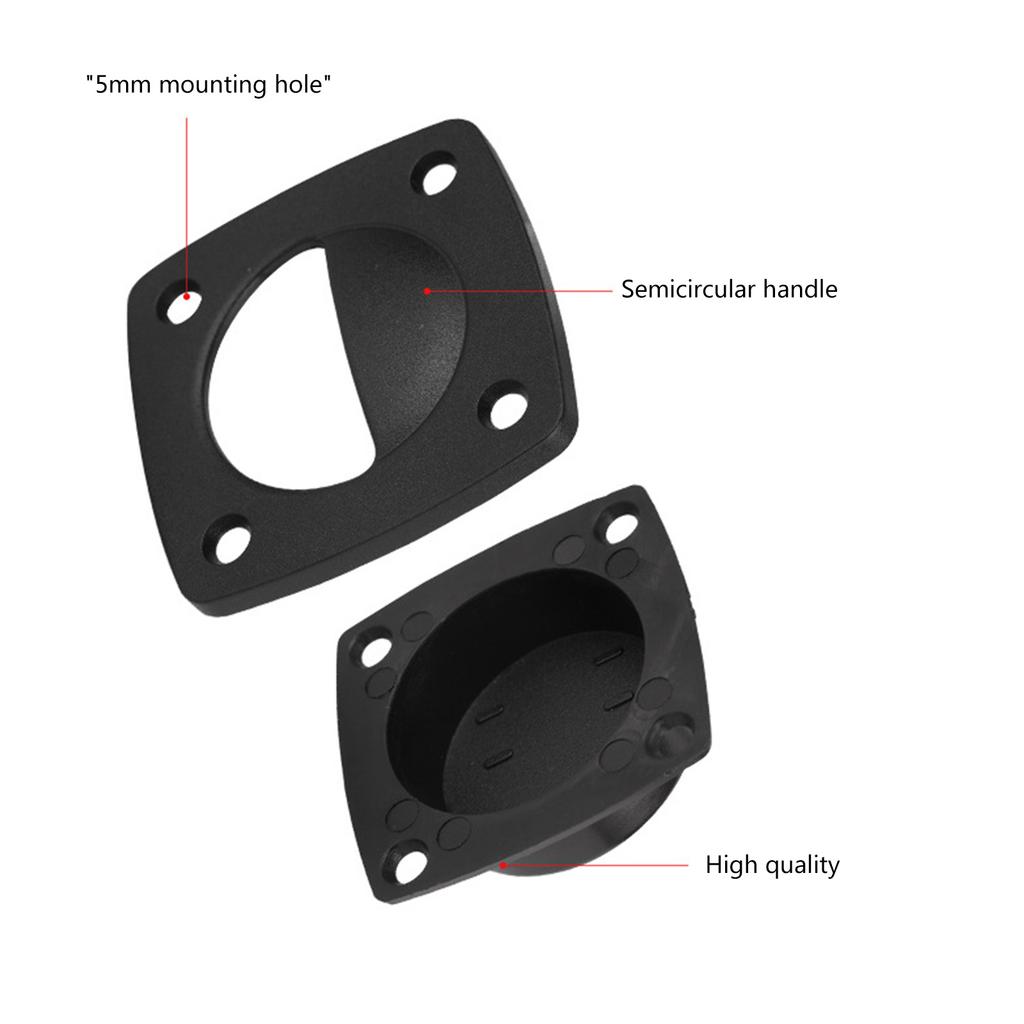Boat Hatch Lift Ring Pull Handle Ergonomic Boat Handle Corrosion Resistant Marine Handle Simple Installation for Boats