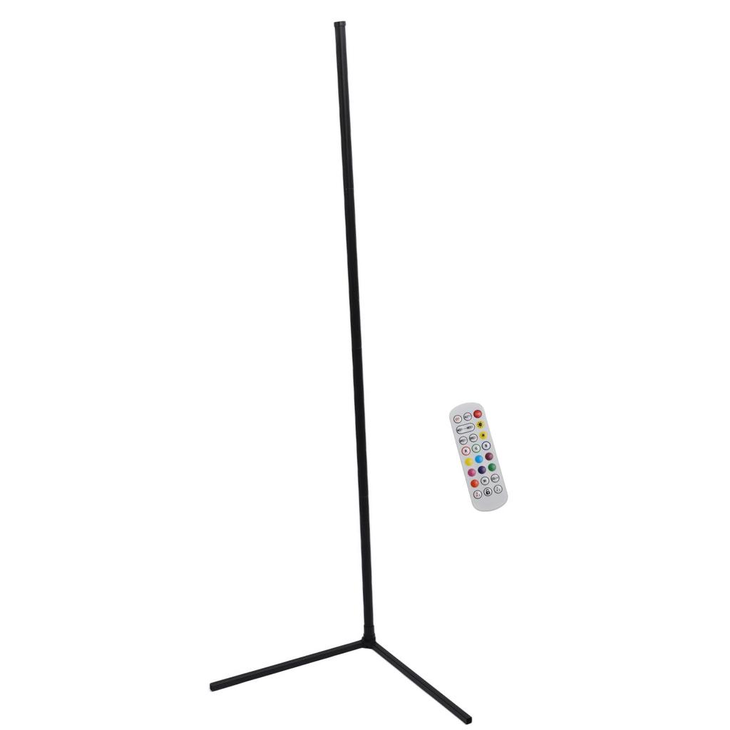 Corner Floor Lamp Dimmable RGB Color Changing Music Sync Modern LED Standing Lamp with Remote