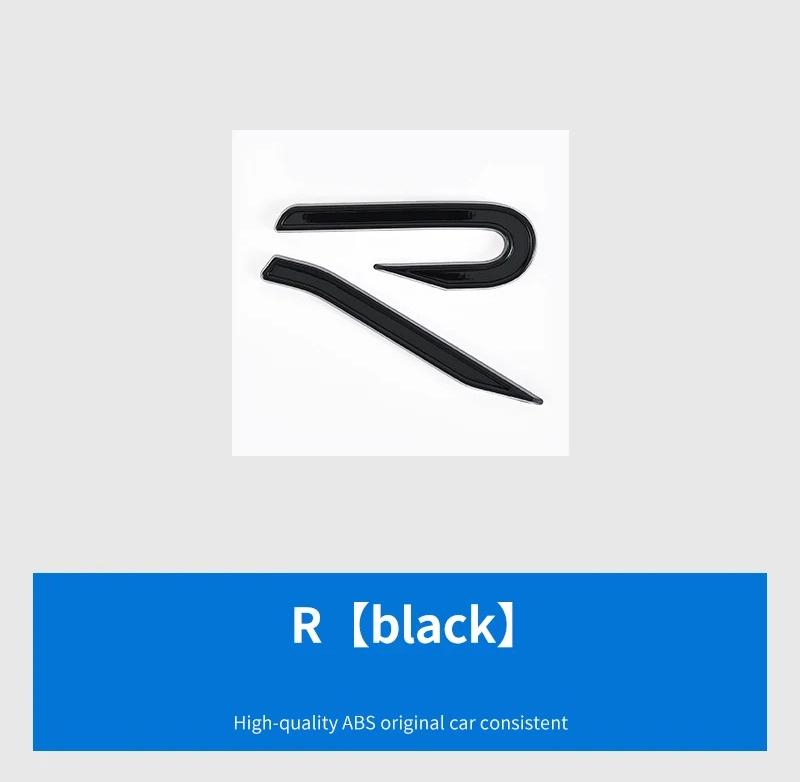 For VW For Volkswagen GTI/CC/V6/V8/Caddy/Jetta/Lavida specific ABS plastic trunk badge sticker silver black decorative label w