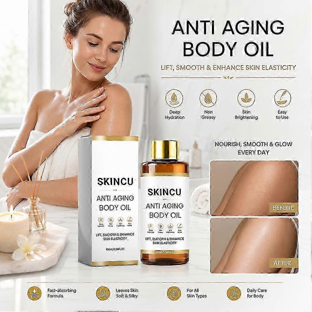 Anti-Aging Body Oil - Firming, Hydrating & Fast Absorbing-100ml-rx