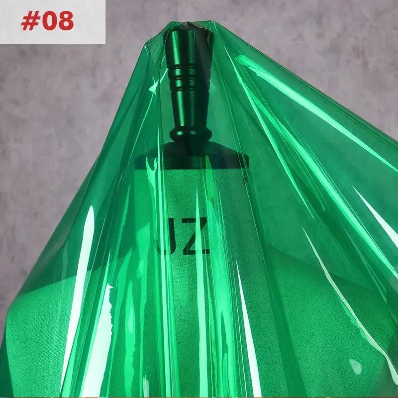 120x50cm TPU Fabric PVC Jelly Film Waterproof Crystal Bag Plastic Raincoat Fabric Transparent Clothing Bag Stage Diy Material