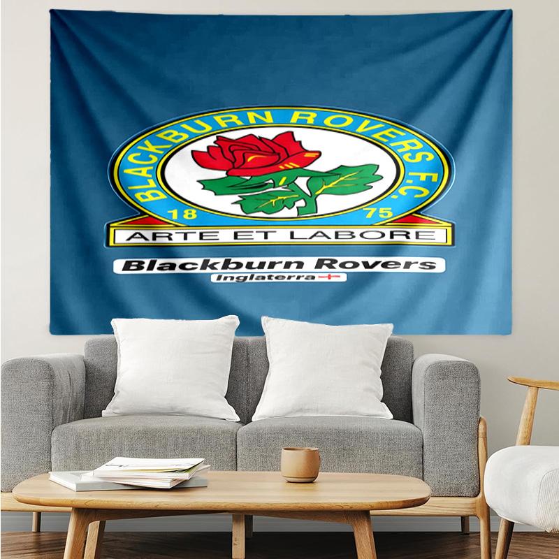 Blackburn Rovers Tapestry Accessories Playroom Tapestry, for Bedroom,Livingroom, dormitory Room Wall Decor Fan Birthday Gifts
