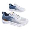 Men's shoes spring 2 new fly-woven mesh sneakers summer breathable white soft sole travel break
