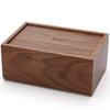 Walnut Wood Tissue Box Holder Cover Designer Tissue Storage Boxes Luxury Wooden Napkin Box Modern Rectangular Napkins Case Home