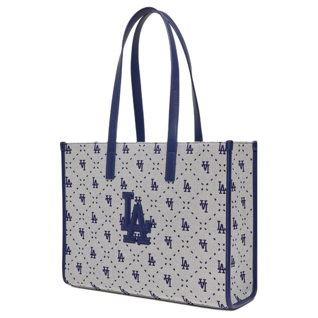 New MLB Los Angeles Dodgers SS23 Polyester Tote Bag, Shopping Bag, Handbag, Shoulder Bag Tubas Women's Blue 3AORL013N-07NYL