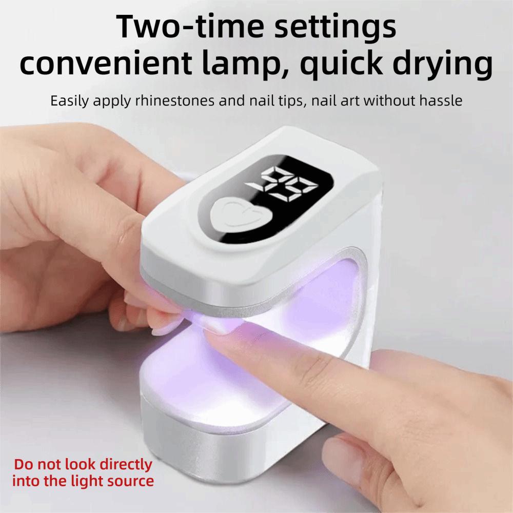 Rechargeable Nail Dryer Quick Dry Manicure Lamp New Mini UV LED Nail Lamp  Nail Art Tools