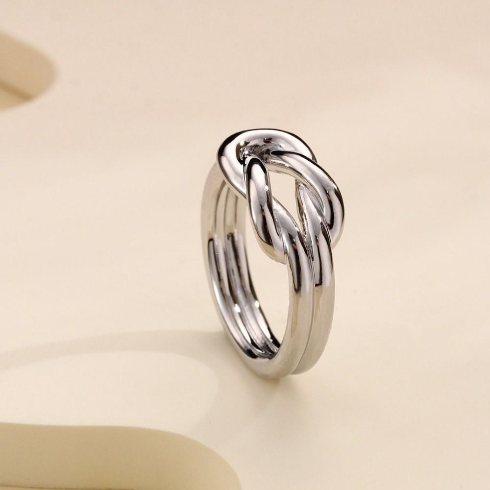 Double Happiness Knot Shawl Rings Clip Solid Color Scarf Accessory Shoulder Decoration