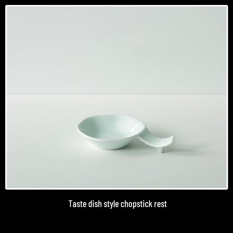 Junsun 17LK Celadon Ceramic Sauce Dish and Chopstick Rest 1 pc