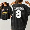 Maglietta da Fan #8 di Sophie Cunningham, T-shirt Grafica Lavaggio Vintage, Point God Basketball