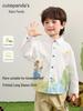 Kaka Panda Children's Spring Top - Girls' and Boys' Casual Baby Shirt for Spring and Autumn.