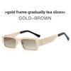 Cyberpunk Metal Square Sunglasses With Uv400 Protection For Outdoor Parties And Street Style