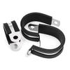 Golden 304 Stainless Steel R-Type Hose Clamp with Double Rivets and Rubber Strip