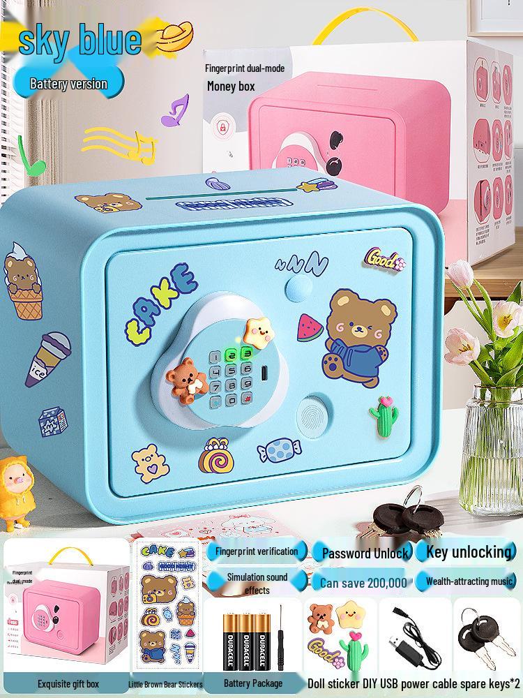 2024 Large Capacity Password Piggy Bank for Girls