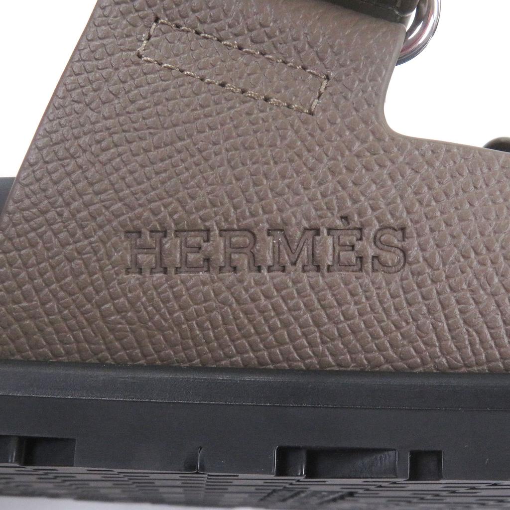 Makellose HERMES Sandalen Shipre H Logo Design Duschsandalen Slides Etope Epsom Gebraucht