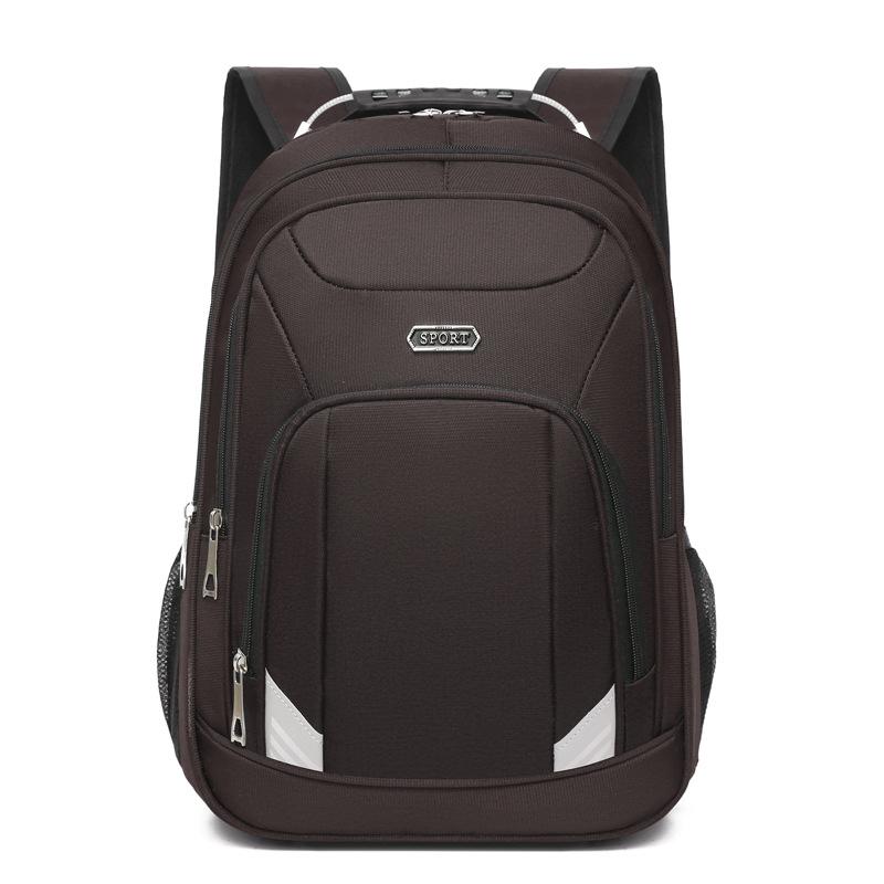 Новый вместительный светоотражающий рюкзак для путешествий, командировок, студенческий рюкзак для ежедневной носки, деловая сумка для ноутбука, школьная сумка коричневый