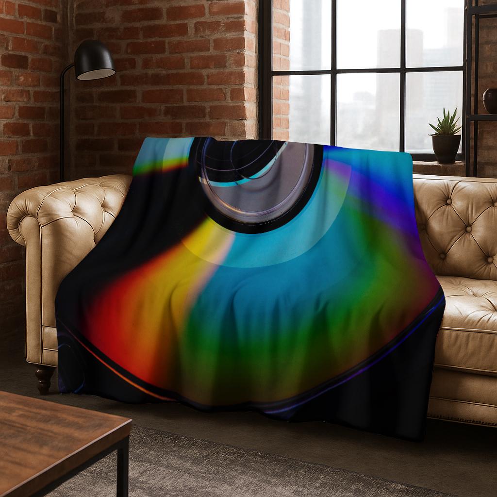 DJ Screen Record Flannel Blanket,Warm and Cozy Soft Throw Blanket for Home Bedroom Bed Sofa Office Travel Picnic Cover Kid Gift