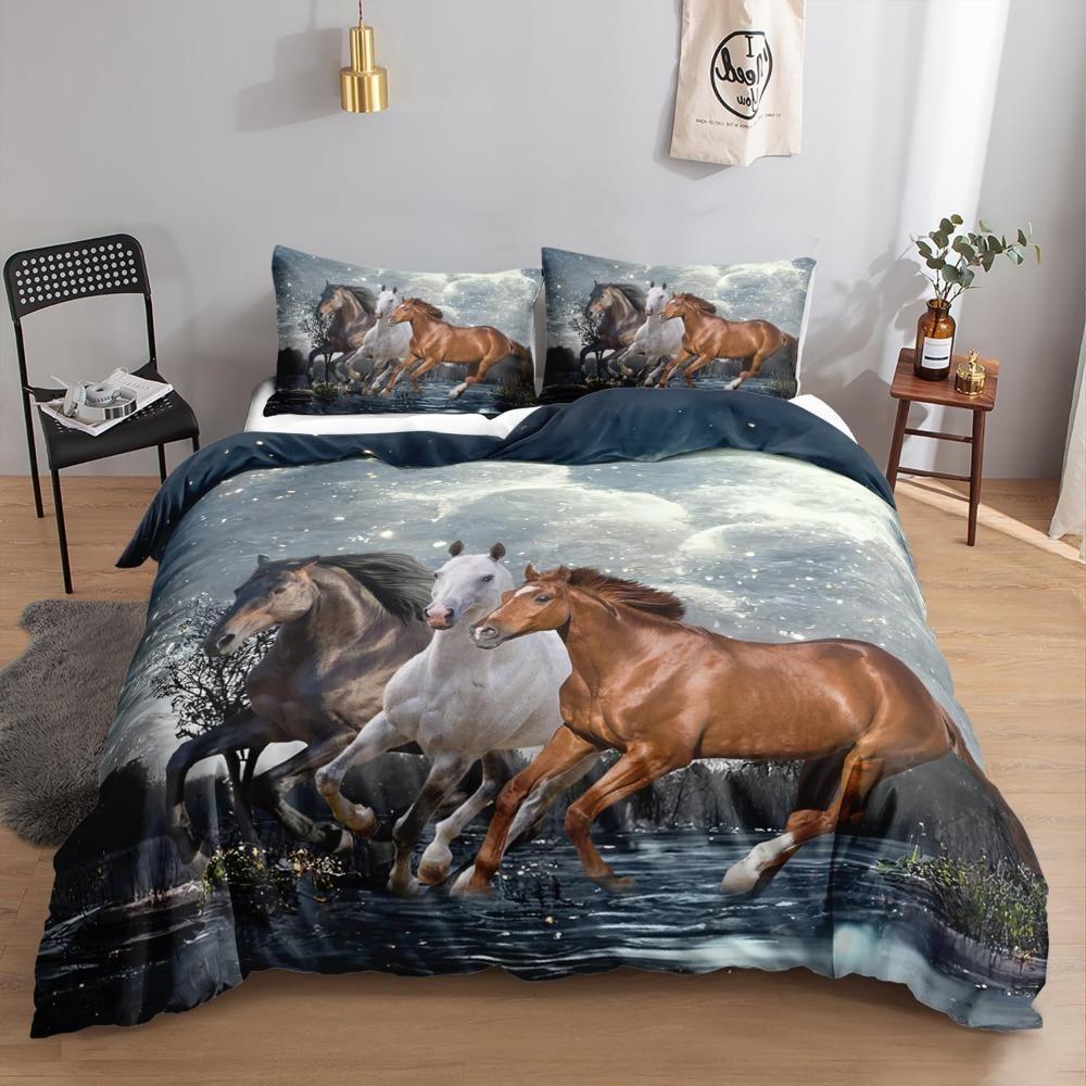 Universe Planet Rocket 3DCartoon   Microfibre Bedding Sets Children's Bed Linen with Zip Room Decor  Duvet Cover  Adult Duvet