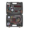 Engine Cylinder Compression Tester Kit, 0-700 PSI Pressure Gauge & 0-100 PSI Leak Gauge, Automotive Leak Down Tester Kit with 4 Adapters, Pressure