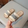 Children Summer Slippers Chinese Ethnic Style Girls Princess Flats Sandals Linen Weaving Unique Fashion Kids Outdoor Beach Shoes
