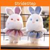 Charming Bunny Plush Keychain Adorable Rabbit Doll Bag Charm Ultra Soft Pink Blue