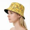 Yellow Duck Printed Fisherman's Hat Four Seasons Outdoor Sunshade Basin Hat Fashion Cartoon Sunshade Sun Hat