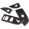 TOYCIDFG Car Door Inner Handle Window Lift Button Panel Cover Trim Compatible with Alfa Romeo Giulia 2017-2021, Carbon Fiber Pattern Car Decoration