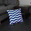 Bedroom Pillowcase Living Room Sofa Car Seat Chair Home Office Waist Cushion Cover Blue Simple Modern Home Decor