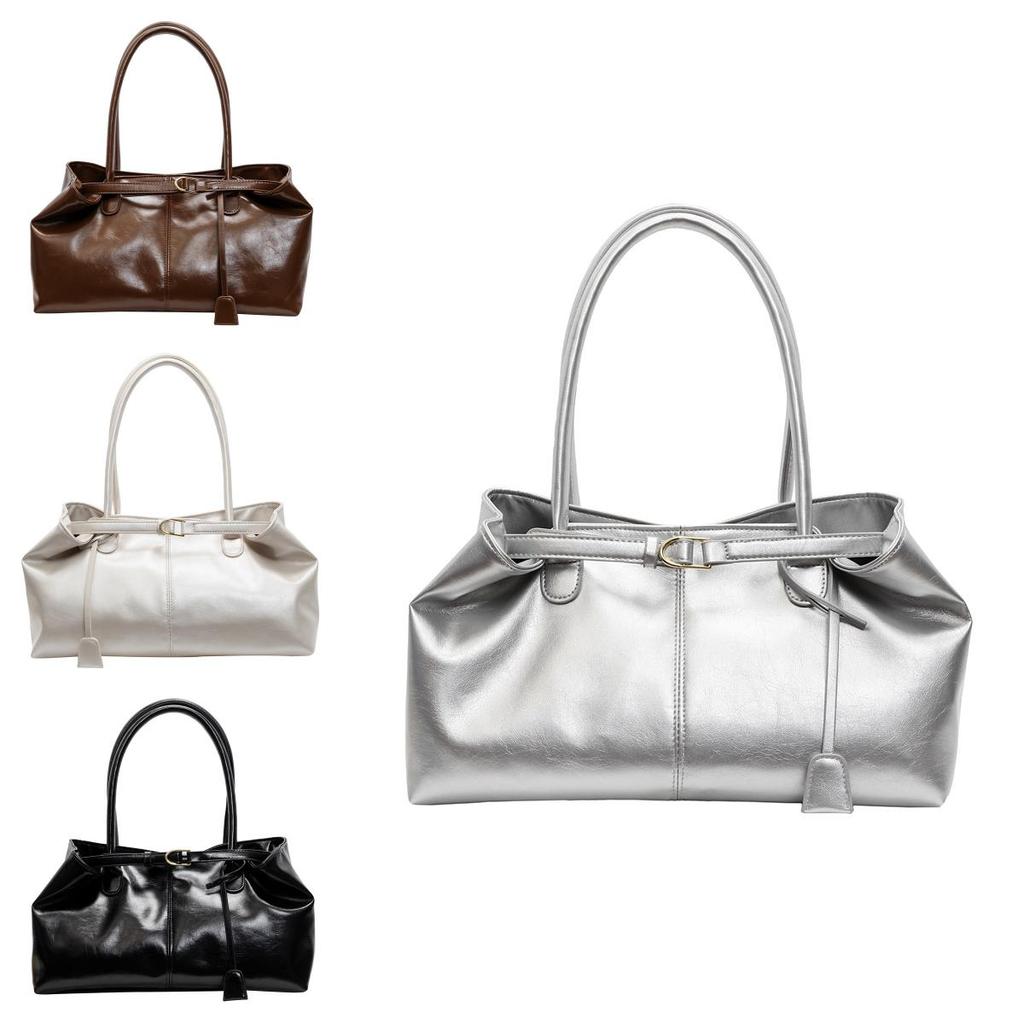 Borsa Morbida in PU per Donna con Chiusura Magnetica e Tasca Interna con Zip Perfetta per l'Uso Quotidiano