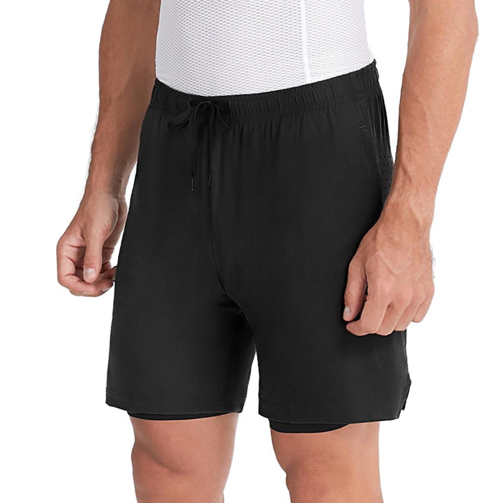 Riding Pants 2 in 1 Bike Commuting Riding Pants Shock Absorbing Sweat wicking Quick dry Ventilation Reflective Hiking