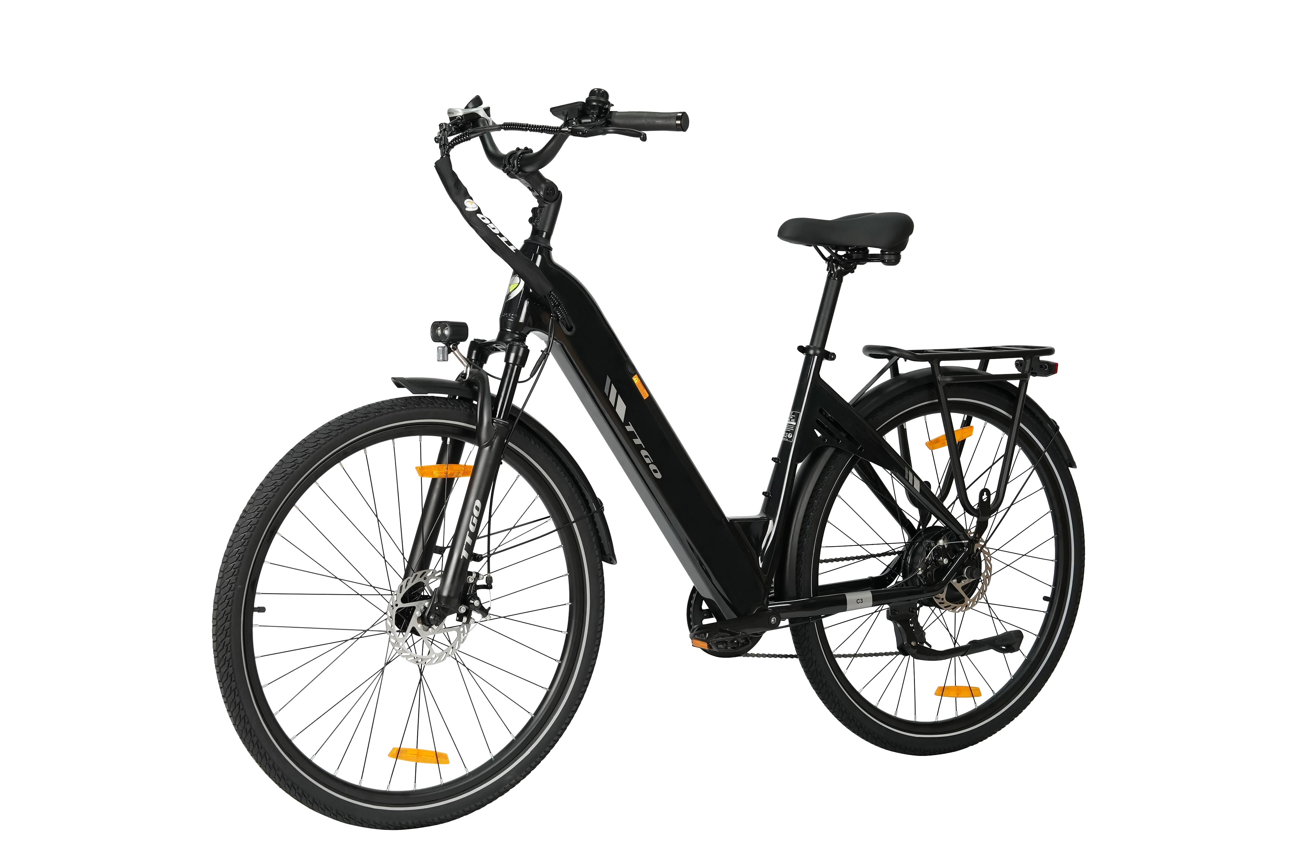 Eco Ride Ttgo C3 Se Elektrofahrrad, 250W Motor, 36V 18Ah, 28 Zoll Reifen, Mechanische Scheibenbremsen, Max. Geschwindigkeit 25 Km/h, Max. Reichweite 80-120 Km,