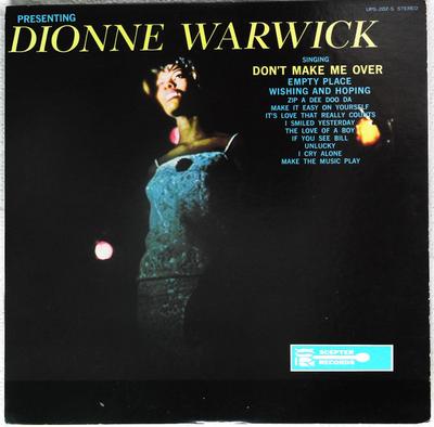 LP-skiva DIONNE WARWICK - Presenting Dionne Warwick UPS202S SCEPTER 1973 Japan Soul/Funk Begagnad